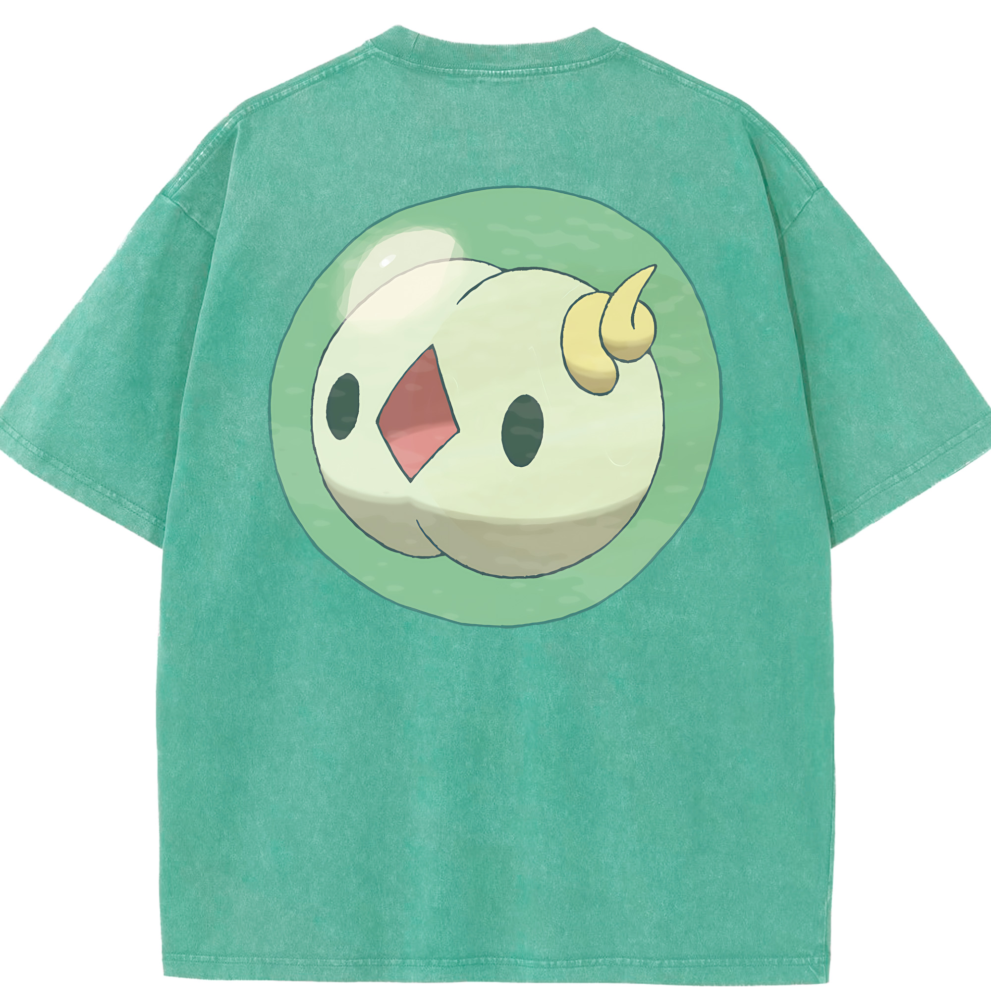 （画像用） ポケットモンスター Pokémon 綿100% ヴィンテージ風 半袖Tシャツ（背面プリント）